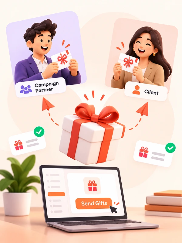 Partner campaign gift box from Madjoy